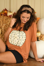 Load image into Gallery viewer, Autumn Spotted Pumpkin Tee
