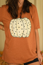 Load image into Gallery viewer, Autumn Spotted Pumpkin Tee
