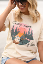 Load image into Gallery viewer, Camp More Worry Less Tee
