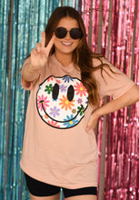 Load image into Gallery viewer, Colorful Daisy Smiley Mommy &amp; Me Tees
